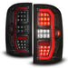 ANZO 14-18 GMC Sierra 1500 Full LED Taillights Black Housing Smoke Lens (w/C Light Bars)ANZO