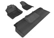 3D Floor Mat For DODGE RAM 2500/3500 MEGA CAB 2012-18 KAGU BLACK R1 R2 2 EYELETS3D MAXpider