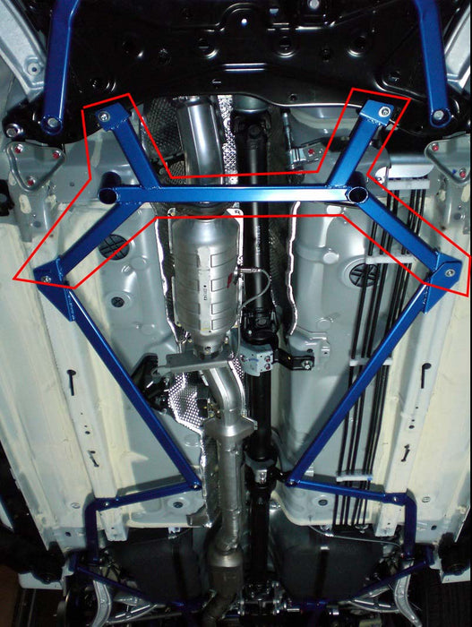 Cusco Power Brace, Floor Front, for 2007-16 Mitsubishi EVO 10 CZ4ACusco