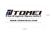 Tomei USA Shop Banner 2016 Ver. White 1800mm x 900mmTomei USA