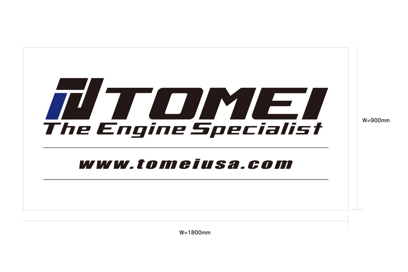 Tomei USA Shop Banner 2016 Ver. White 1800mm x 900mmTomei USA