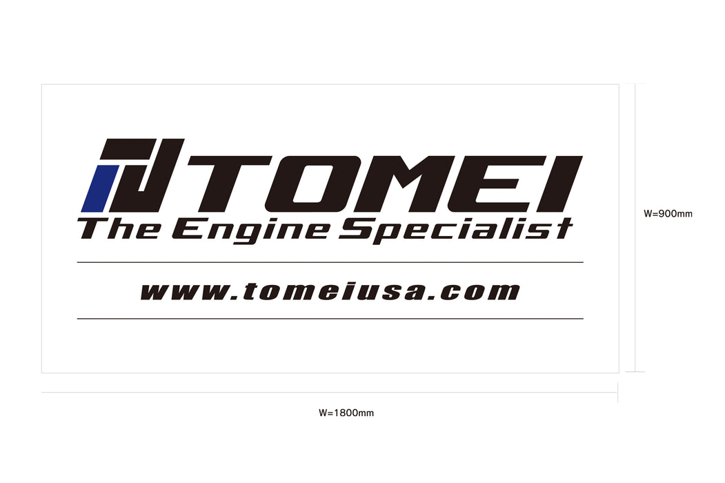 Tomei USA Shop Banner 2016 Ver. White 1800mm x 900mm