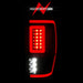 ANZO 19-22 Ford Ranger Full LED Taillights w/ Lightbar Sequential Signal Black Housing/Smoke LensANZO