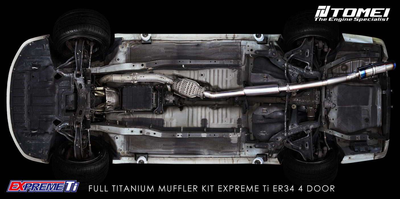 Tomei Expreme Titanium Exhaust System for Nissan Skyline ER34 25GT Turbo 4 doorTomei USA