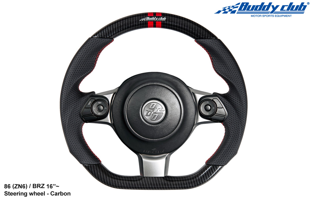 Buddy Club Sport Steering Wheel Carbon Style for 2017+ Toyota 86 / Subaru BRZBuddy Club