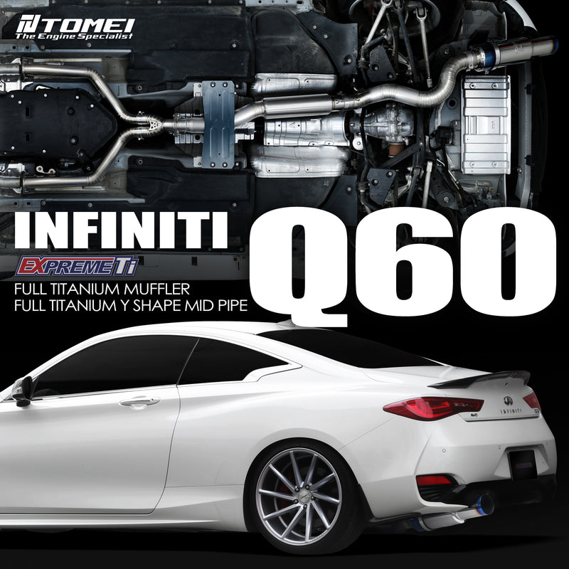 Tomei Expreme Titanium Exhaust System for Infiniti Q60Tomei USA