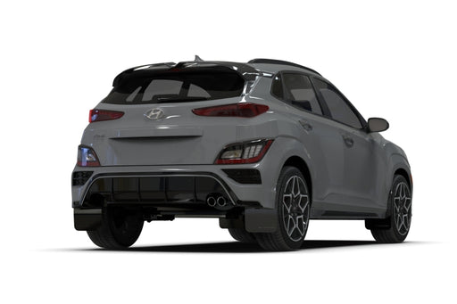 Rally Armor 2022 Hyundai Kona N Line Black UR Mud Flap w/ Red LogoRally Armor