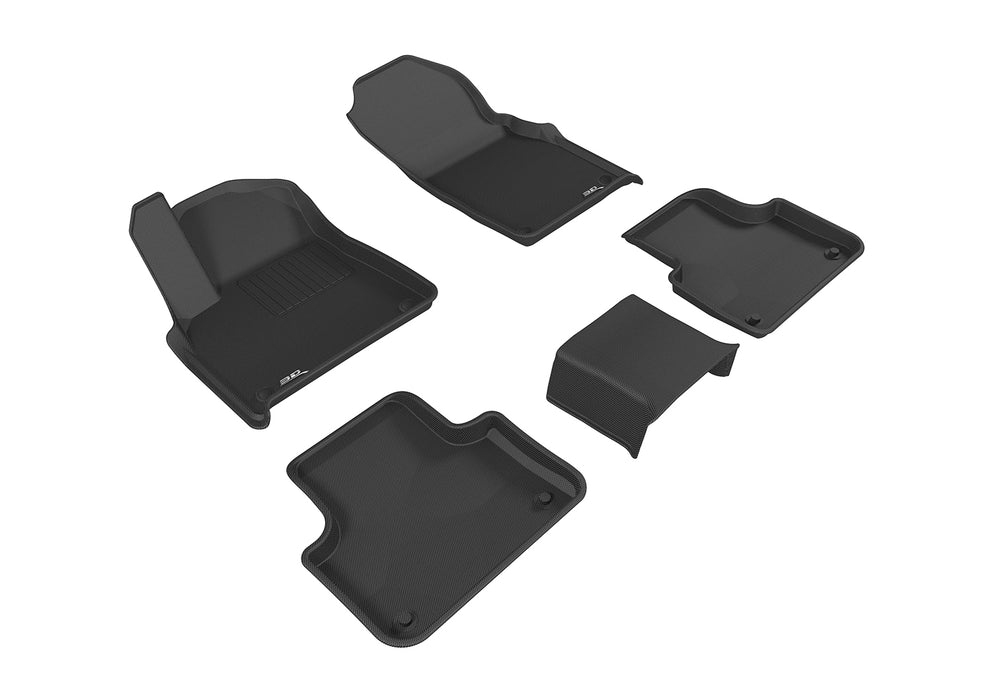 3D Floor Mat For AUDI Q7 (4M) 2017-2023 / SQ7 (4M) 2020-2023 KAGU BLACK R1 R23D MAXpider