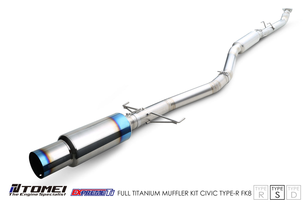 Tomei Expreme Titanium Exhaust System Type-S for 2017+ Honda Civic Type R FK8Tomei USA