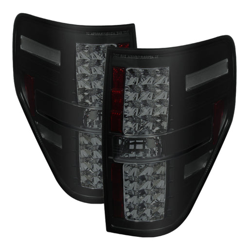 Spyder Ford F150 09-14 LED Tail Lights Black Smoke ALT-YD-FF15009-LED-BSMSPYDER