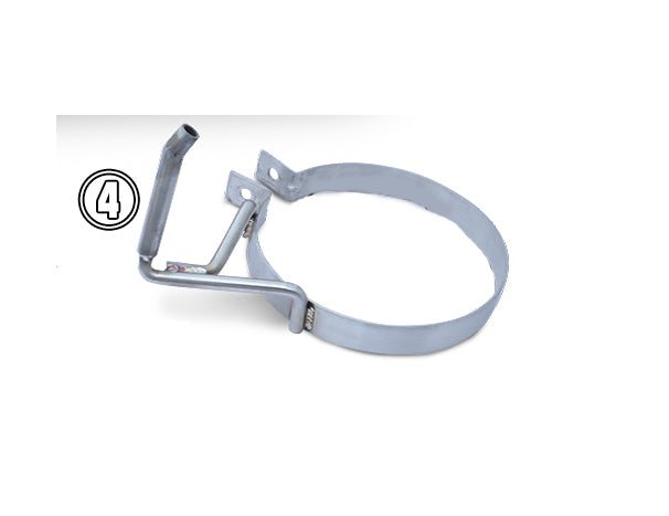 Tomei Exhaust Replacement Part Muffler Band #4 w/Rubber #7 For Q60 TB6090-NS21BTomei USA