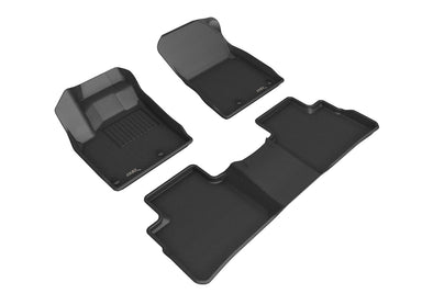 3D Floor Mat For NISSAN ROGUE 2021-2022 KAGU BLACK R1 R2