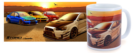 Tomei x Osamu Aida Ceramic Coffee Mug EVO Sunset Lake KawaguchiTomei USA