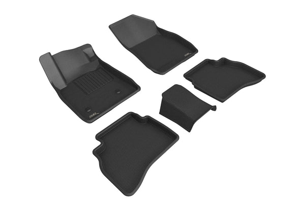 3D Floor Mat For CHEVROLET TRAILBLAZER AWD 2021-2023 KAGU BLACK R1 R2