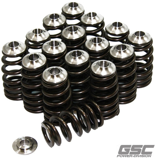 For 4G63T EVO 1-9 - GSC P-D Beehive Valve Springs w/Ti Retainer Stage 2 KitGSC Power Division