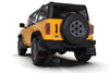 Rally Armor 21-22 Ford Bronco (Plstc Bmpr - NO Rptr/Sprt - NO RR/RB) Blk Mud Flap w/Met. Blk Logo