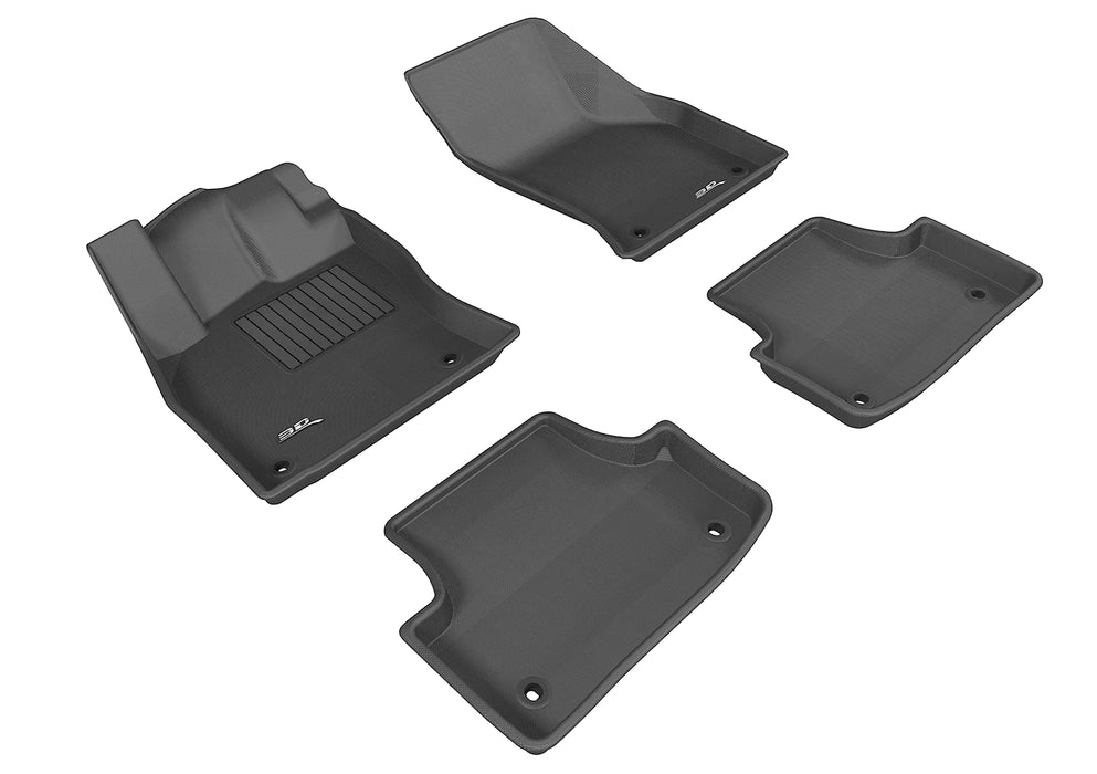 3D Floor Mat For AUDI A3 E-TRON 2016-2018 / RS 3 (8V) 2017-2020 BLACK R1 R23D MAXpider