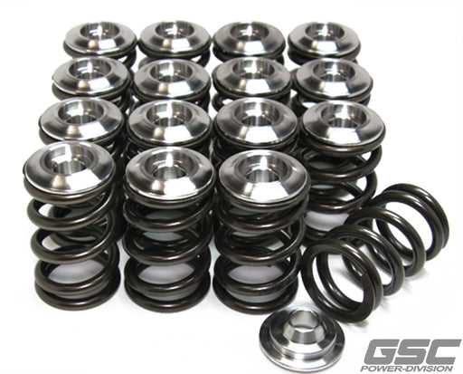 For 3SGTE - GSC P-D Cylindrical Valve Spring w/Ti Retainer Shim Under BucketGSC Power Division