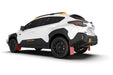 Rally Armor - 2024 Subaru Crosstrek (Wilderness Only) Red UR Mud Flap W/Black Logo - No Drilling ReqRally Armor