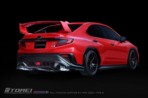Tomei Expreme Titanium Exhaust System Type-D Dual For 2022+ WRX FA24DITTomei USA