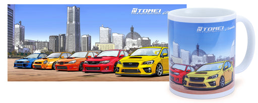 Tomei x Osamu Aida Ceramic Coffee Mug WRX/STI Minatomirai YokohamaTomei USA