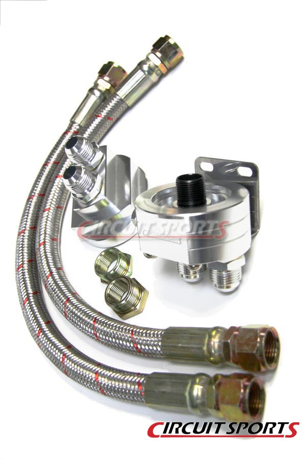 Circuit Sports Oil Filter Relocation Kit for Nissan S13 S14 S15 SR20DET KA24DECircuit Sports