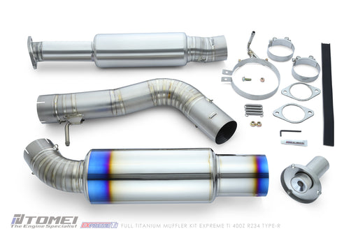 Tomei Expreme Titanium Exhaust System Type-R Single For 400Z RZ34Tomei USA