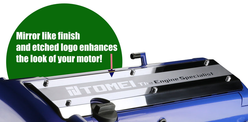 Tomei Metal Ornament Plate compatible with 1JZ GTE VVT-i Engine OnlyTomei USA