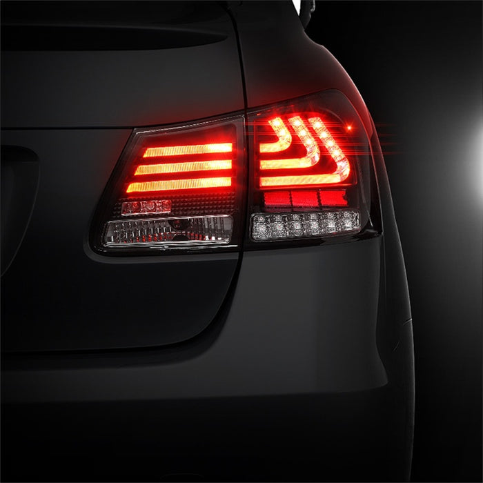 Spyder 07-11 Lexus GS 350 LED Tail Lights Black ALT-YD-LGS06-LED-BKSPYDER