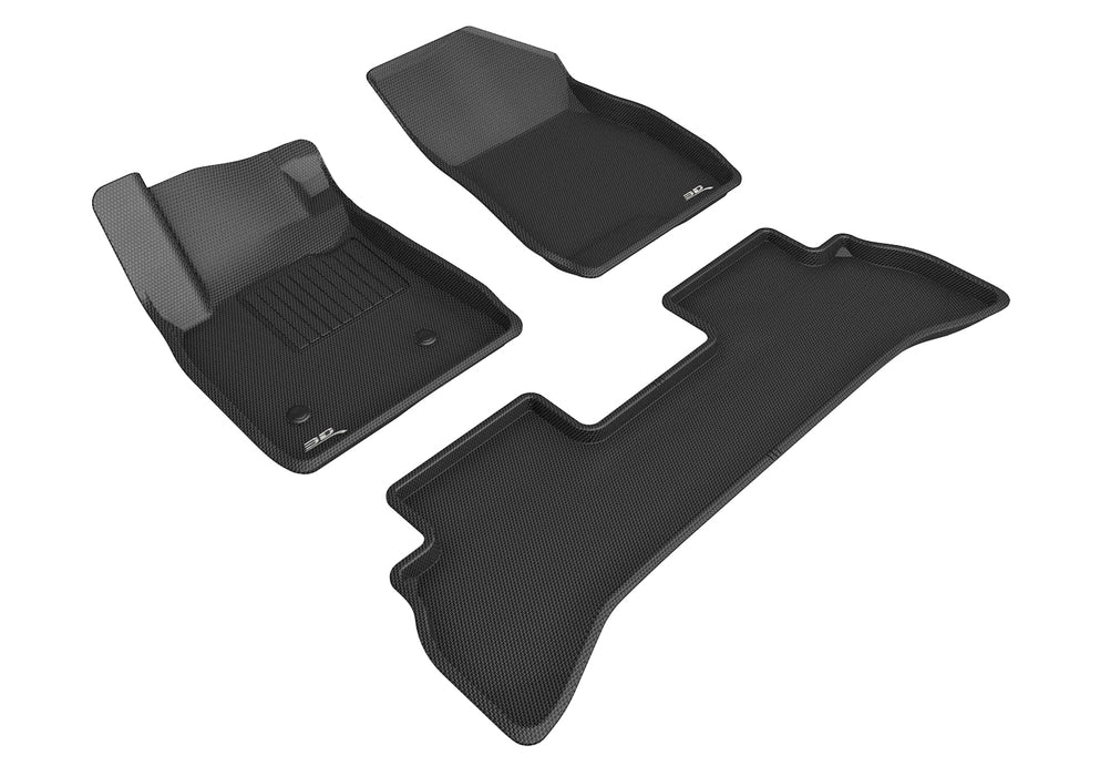 3D Floor Mat For BUICK ENCORE GX FWD 2020-202 KAGU BLACK R1 R23D MAXpider
