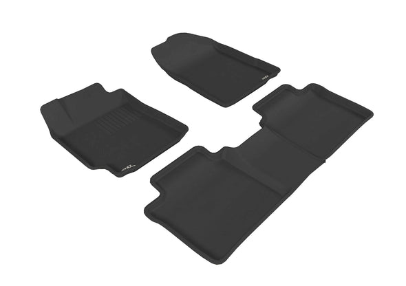 3D Floor Mat For TOYOTA CAMRY 2007-2011 KAGU BLACK R1 R2