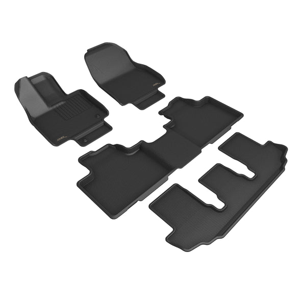 3D Floor Mat For TOYOTA HIGHLANDER HYBRID BUCKET 2021-2022 KAGU BLACK R1 R2 R3