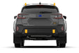 Rally Armor 2024 Subaru Crosstrek (Wilderness Only) Black UR Mudflap W/Wild-Orange Logo No Drill ReqRally Armor