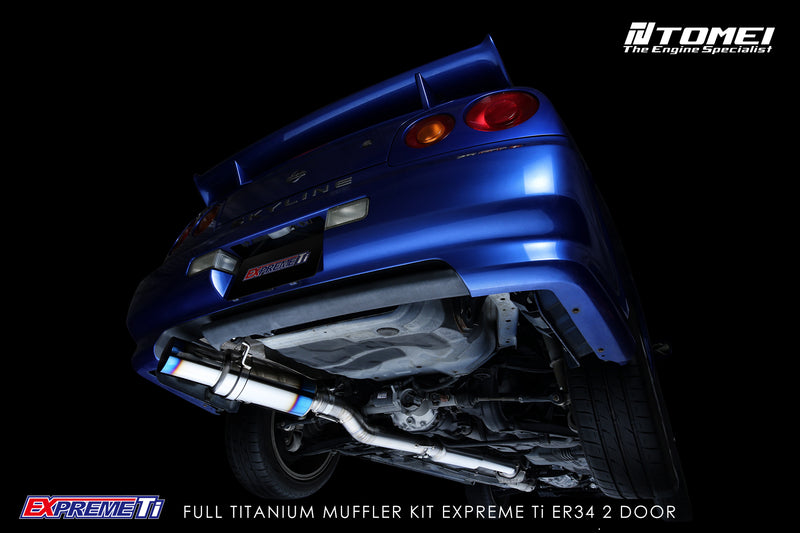 Tomei Expreme Titanium Exhaust System for Nissan Skyline ER34 25GT Turbo 2 doorTomei USA
