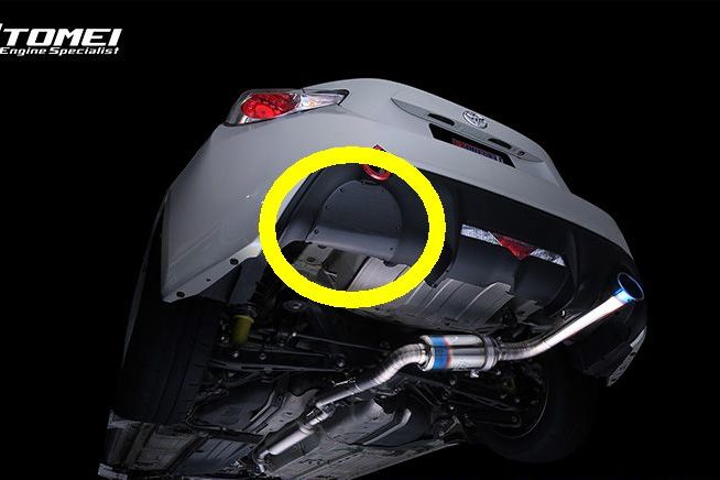 Tomei Carbon Rear Bumper Exhaust Cover For 2013-16 86 FRS Driver Side LHTomei USA