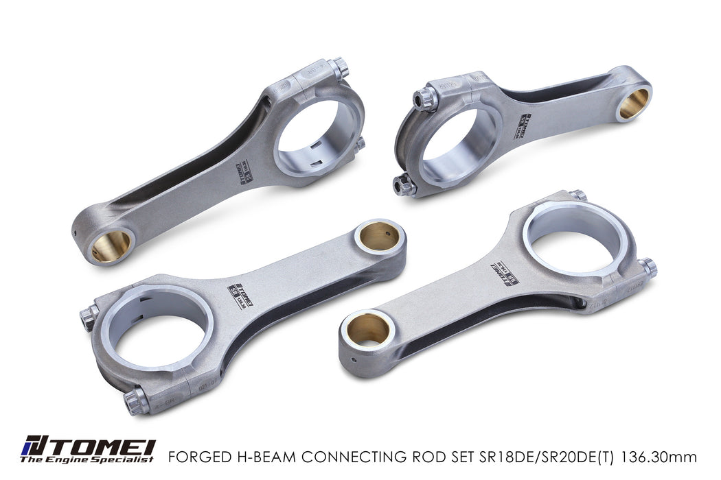 Tomei USA Forged H-Beam Connecting Rod Kit For Nissan SR20DET/SR18DE - 136.3mm (STD/2.2L)Tomei USA