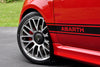 Rally Armor 12-18 Fiat 500 (Pop/Sport/Lounge/Abarth) Black UR Mud Flap w/ Red Logo