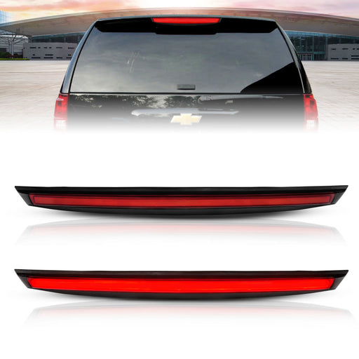 ANZO 2007-2014 Chevrolet Suburban 1500 LED 3rd Brake Light Black Housing Red Lens w/ Spoiler 1pcANZO