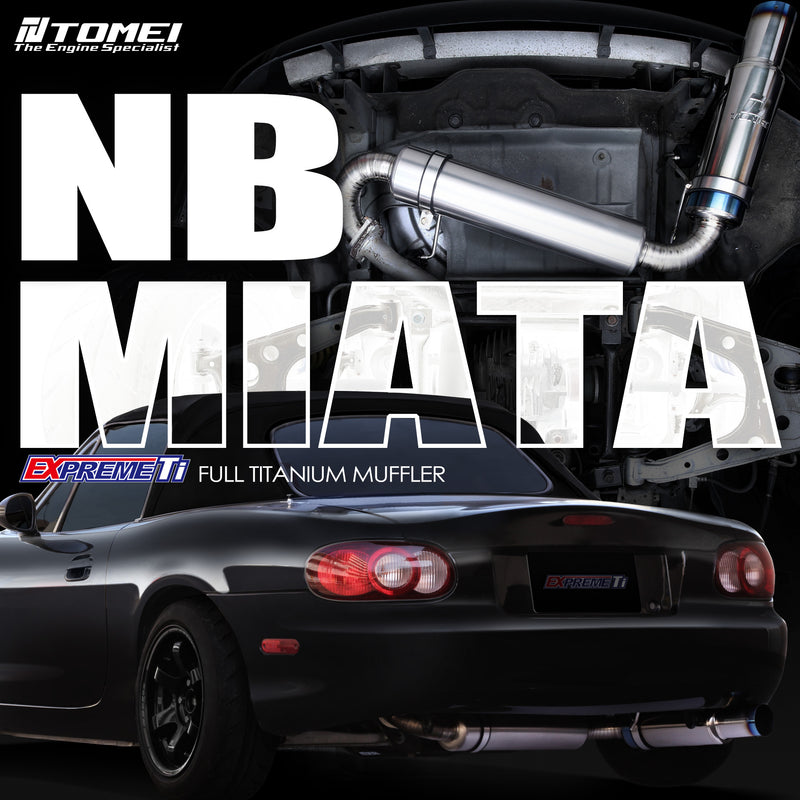 Tomei Expreme Titanium Exhaust System for 1998-05 Mazda MX-5 Miata NBTomei USA