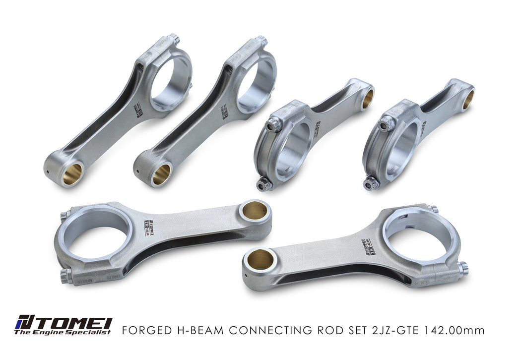 Tomei USA Forged H-Beam Connecting Rod Kit For Toyota 2JZ-GTE - 142.0mm (STD/3.4L)Tomei USA