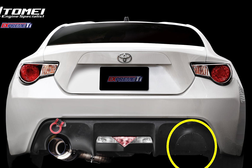 Tomei Carbon Rear Bumper Exhaust Cover For 2013+ Subaru BRZ Passenger Side RHTomei USA