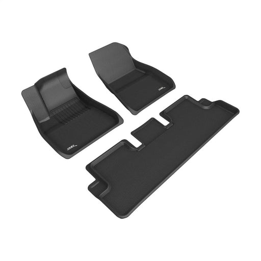 3D Floor Mat For TESLA MODEL 3 2020-2022 KAGU BLACK R1 R23D Maxpider