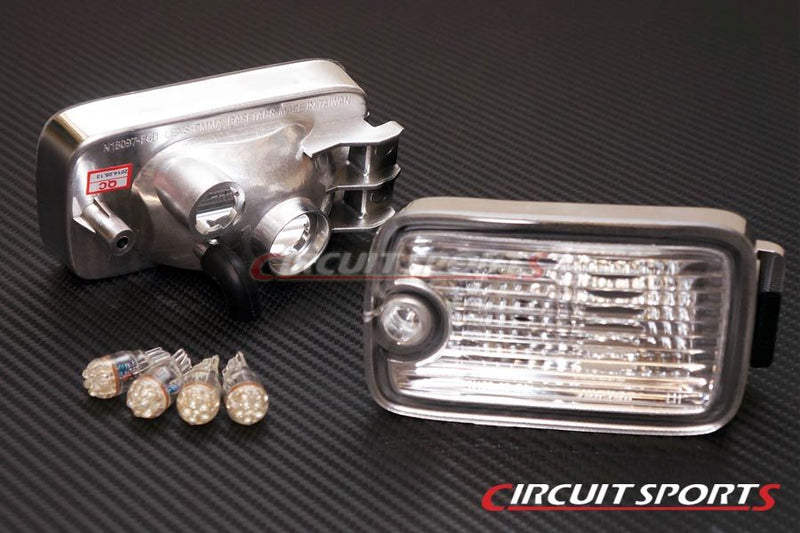 Circuit Sports Dual Posts Front Position Lights Set for Nissan 180SX Type X JDM Front BumperCircuit Sports
