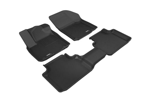 3D Floor Mat For VOLKSWAGEN ATLAS 2018-2022 KAGU BLACK R1 R23D MAXpider