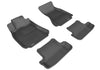 3D Floor Mat For AUDI S5 COUPE (8T3) 2010-2017 KAGU BLACK R1 R2
