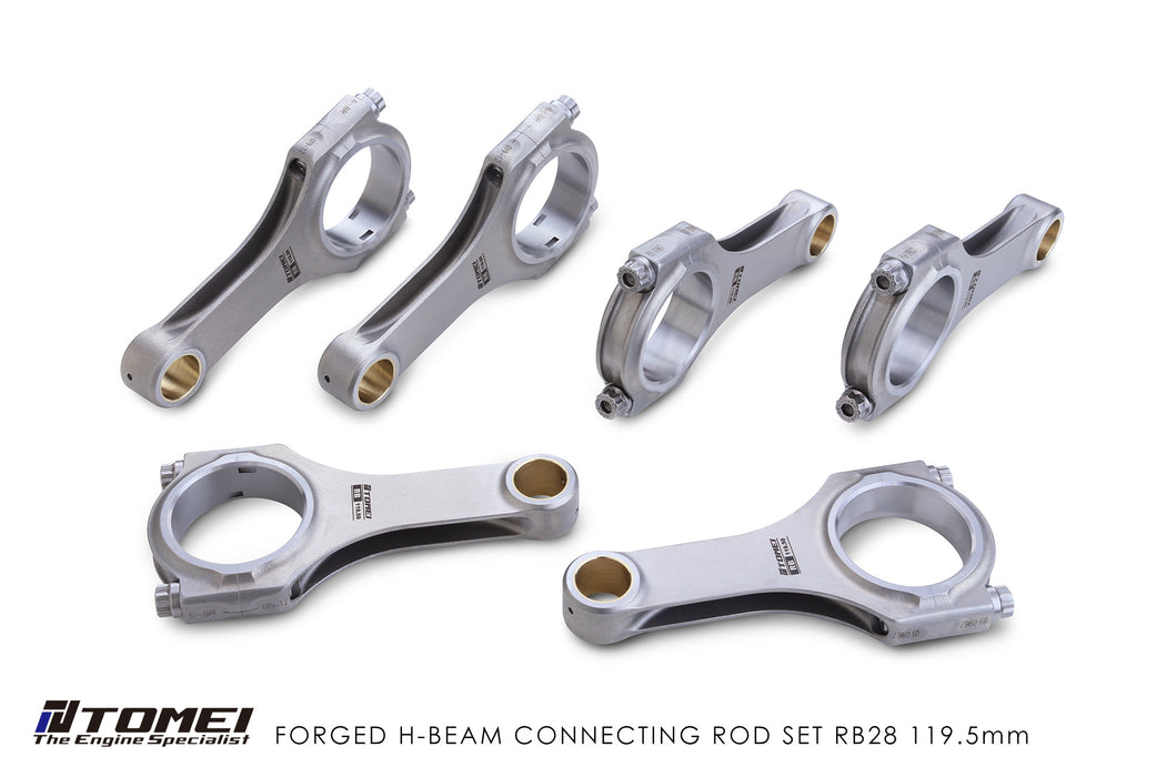 Tomei USA Forged H-Beam Connecting Rod Kit For Nissan RB26DETT/RB25DET - 119.5mm (2.8L)