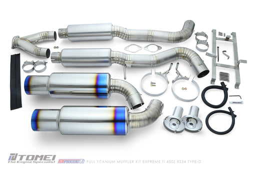 Tomei Expreme Titanium Exhaust System Type-D Dual For 400Z RZ34Tomei USA