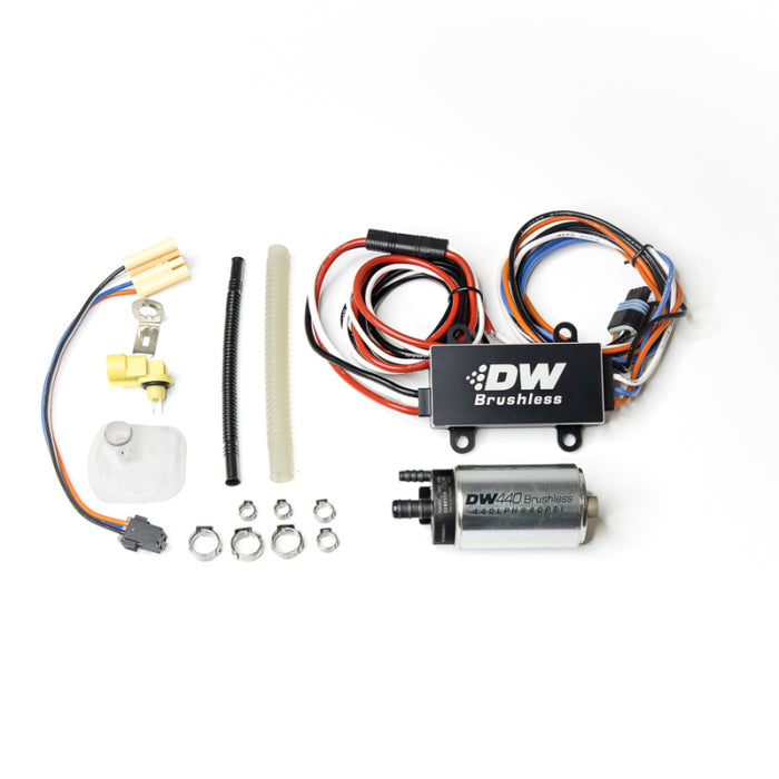 DeatschWerks DW440 440lph Brushless Fuel Pump w/ PWM Controller & Install Kit 2015+ Ford Mustang GTDeatschWerks
