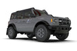 Rally Armor 21-22 Ford Bronco (Plstc Bmpr - NO Rptr/Sprt - NO RR/RB) Blk Mud Flap w/Cy Orange LogoRally Armor