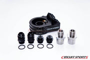 Circuit Sports Billet Aluminum Thermostatic Angled Oil Cooler Adapter KitCircuit Sports